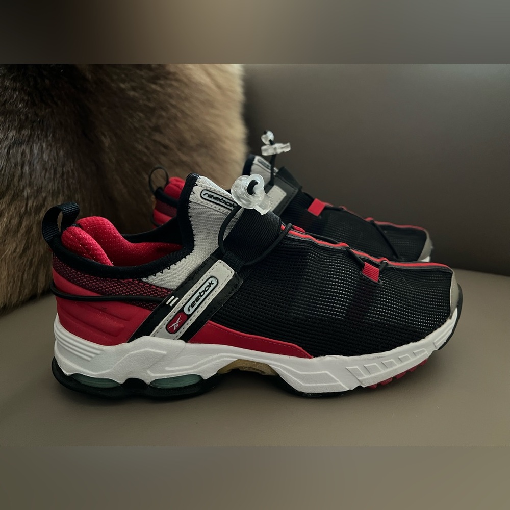 Reebok Black & Red Athletic Sneakers - Picture 2 of 8